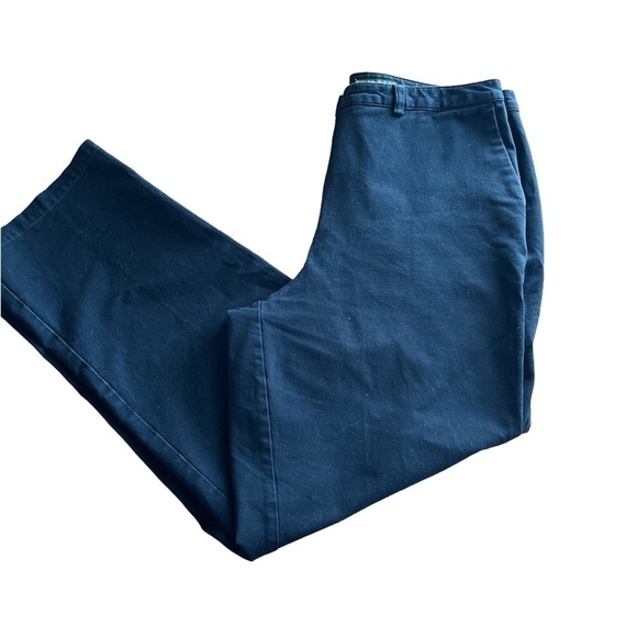 Eddie Bauer stretch black jeans size 16 side front pockets back button pocket - Picture 1 of 14